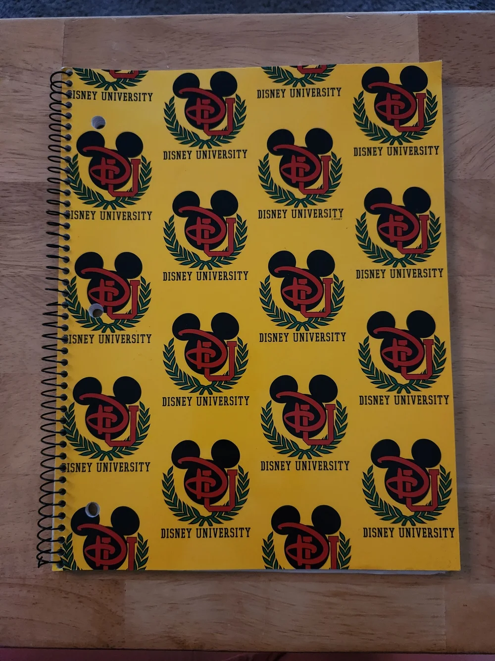 Vintage Disney University Cast Member Notebook